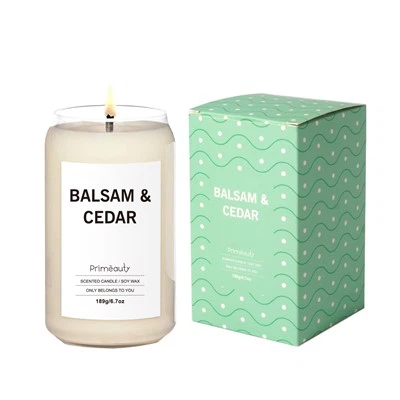 Espelma aromàtica gran de barreja de soja