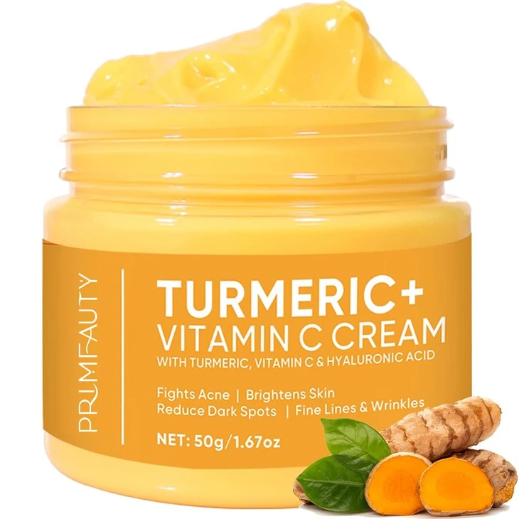 Crema de vitamina C de cúrcuma